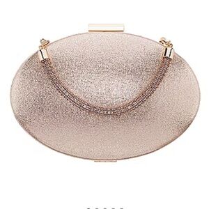 I.‎ Miller Kimmy Evening Gold Sparkly Clutch Bag